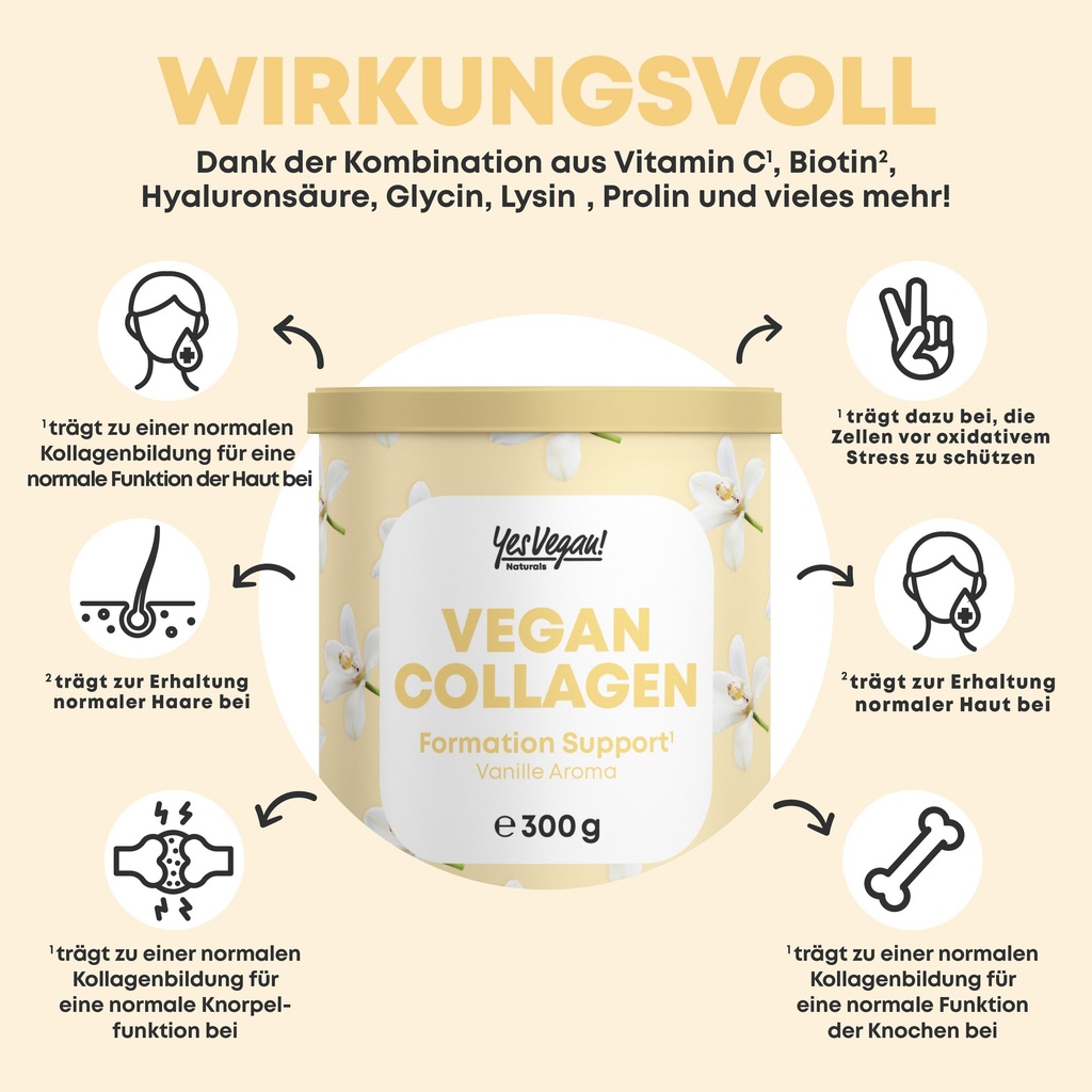VEGAN COLLAGEN VANILLE AROMA inkl. kostenloser Shaker 5