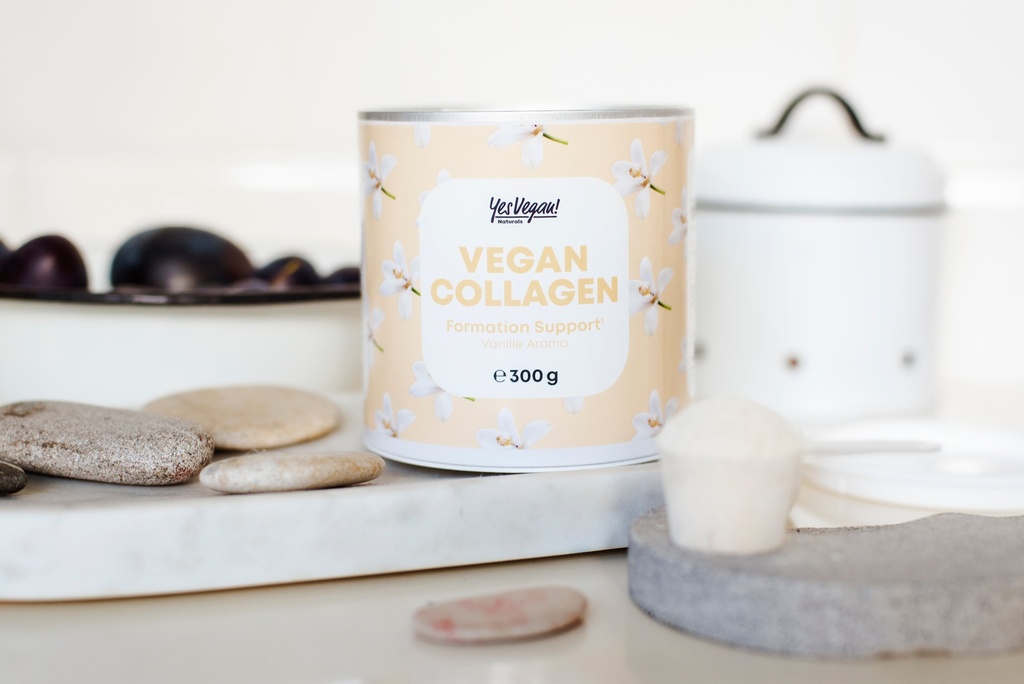 [CP300G-Vanille-FBM-001-Shaker] VEGAN COLLAGEN VANILLE AROMA inkl. kostenloser Shaker