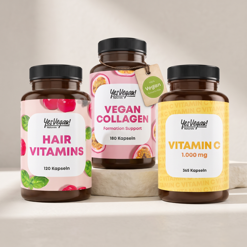 [BUNDLE-GLOW-001] GLOW ROUTINE BUNDLE | Hair Vitamins + Vegan Collagen + Vitamin C
