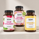 GLOW ROUTINE BUNDLE | Hair Vitamins + Vegan Collagen + Vitamin C